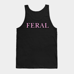 FERAL SHIRT - Cat Inspired Women Empowerment Y2K Tank Top